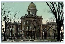 c1950's Court House Building Dome Tower Milwaukee Wisconsin Vintage Postcard picture