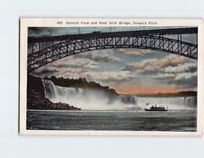 Postcard General View and Steel Arch Bridge, Niagara Falls picture