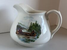 Currier & Ives Multi Colored Pitcher Make Offer picture
