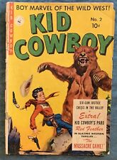 Kid Cowboy #2  June 1950  Ziff-Davis  Golden Age Western  Maneely Cover Art picture