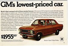 1970 BUICK Opel orange 2-door sedan Vintage Print Ad picture