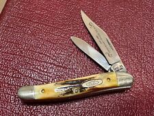 Vintage US Case XX 1889 1989 Centennial 52087SS Pen Stag Folding Pocket Knife picture