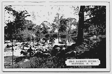 Postcard NY Ramapo River Suffern New York A9 picture