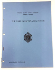 Rare,1973 US Navy PLEBE INDOCTRINATION SYSTEM Manual,United States Naval Academy picture