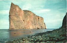 Perce Rock From North Beach, At Picturesque Perce, Quebec, Canada Postcard picture