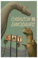 Cabazon Dinosaurs Roadside Attraction California Route 66, EAT - Modern Postcard picture