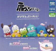 Sanrio Shoulder Zun Fig. Hapidanbui Mascot Capsule Toy 6 Types Comp Set Gacha picture