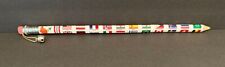 Vintage Jumbo Pencil Souvenir NATIONAL FLAGS of the WORLD, 15” picture