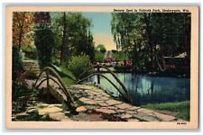 c1950's Beauty Spot In Vollrath Park Sheboygan Wisconsin WI Vintage Postcard picture