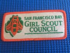 San Francisco Bay Girl Scout Council Patch 4.5” X 2” picture