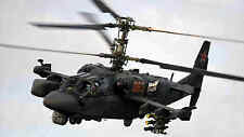 Ka-52 Alligator Russian Attack Helicopter Wood Model Replica SML  picture