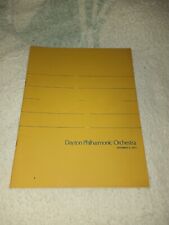 Dayton Philharmonic Orchestra 1981 Program (Dayton, OH) picture