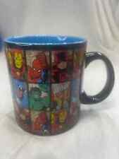 Marvel Superhero Grid Mug Silver Buffalo All Over 20 oz Coffee Cup picture