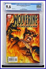 Wolverine Special Firebreak #1 CGC Graded 9.6 Marvel 2008 White Pages Comic Book picture