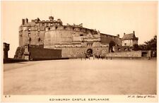 Edinburgh Castle Esplanade Scotland UK 1920s RPPC Postcard Photo Swain & Son picture