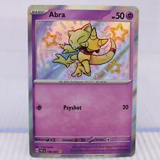 A7 Pokémon Card TCG Scarlet and Violet: Paldean Fates Abra Shiny Rare 148/091 picture