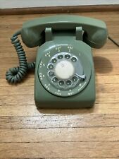 VINTAGE 1970s Avocado Green STROMBERG CARLSON Rotary Telephone Phone SC 500D picture