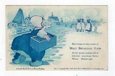 1914 Adver. Postcard Malt Breakfast Food, A Little Dutch Girl on Every Package picture
