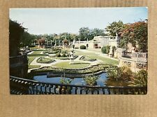Postcard Miami FL Florida Vizcaya Estate Art Museum Italian Gardens Vintage PC picture