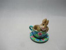 Wee Forest Folk Limited Edition Cuppa Cottontail Maui WFF - Wonderful detail picture
