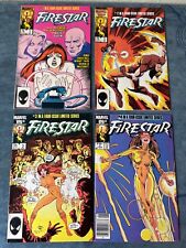 Firestar 1-4 1986 Marvel Comic Book Lot Complete Series VF+ High Grades picture