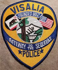 CA Visalia California Police Shoulder Patch picture