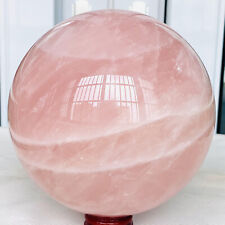3540g Natural Pink Rose Quartz Sphere Crystal Ball Reiki Healing picture