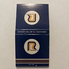 Matchbook With Printed Matches, Roadway Trucking, Yellow Freight, Transportation picture