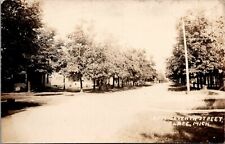 Postcard Clare, Michigan; East Seventh Street, 1918-1930 RPPC, Real Photo AZO Ad picture