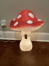 EXCLUSIVE CRACKER BARREL Red Mushroom Blow Mold 24” Plug In IN HAND NEW picture