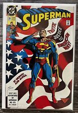 Superman #53 Vol.2 - Iconic American Flag Cover - Clean Copy Key Issue picture