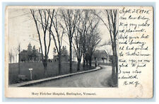 1905 Mary Fletcher Hospital Burlington Vermont VT Posted Antique PMC Postcard picture