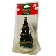 LEMAX Coventry Cove Village Sparkling Green Christmas Tree w Star MED 6