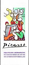 Pablo Picasso: A Retrospective Exhibition Brochure, Museum Of Modern Art, 1980 picture