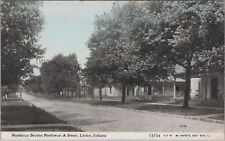 Linton, IN: Residence Section Northwest A Street - Greene Co., Indiana Postcard picture