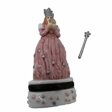Wizard Of Oz collectible Wizard Of Oz Vintage Glinda Witch Hinged Box Porcelain picture