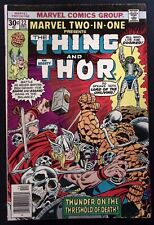 MARVEL TWO-IN-ONE THING AND THOR DEC 1976 #22 THRESHOLD OF DEATH Z1913 picture