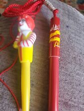 Vtg Lot Ronald McDonald Pen + 1 Red  McDonald's  Pen picture