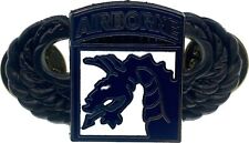 18th Airborne Oxidized Jump Wing Military Insignia Badge US Army Custom Pin picture