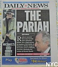 Michael Jackson Last Dance Ny Daily News June 30 2009 picture