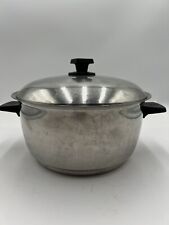 Vintage Renaware 6 Qt 11” Stock Pot Pan W/lid Cookware Stainless Steel USA Rena picture
