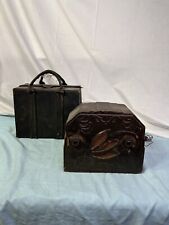 Vintage Antique Best Portable  Tube Radio Receiver Model 4-L With Carrying Case picture