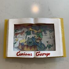 Vintage Curious George Framed Wall Art Box 3D picture