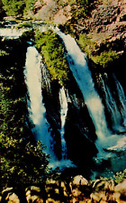 Postcard MacArthur Burney falls memorial state park California Shasta county picture