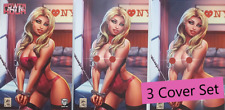 Power Hour #2 Courtney Rose Kickstarter Webs Variant 3 Cover Set Black Ops picture