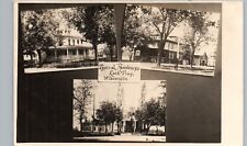 TYPICAL RESIDENCES east troy wi real photo postcard rppc wisconsin houses picture