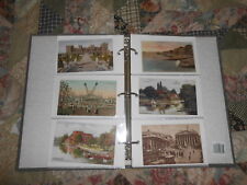 GREAT BRITAIN / UK / ENGLAND VINTAGE POSTCARD COLLECTION IN ALBUM/ 73 POSTCARDS picture