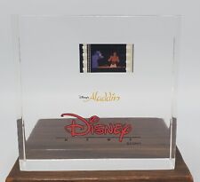 2 Vintage 1990's Disney ALADDIN Film Cel Embedded In Lucite picture
