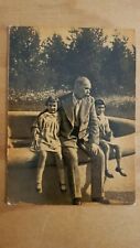 Soviet Postcard Maxim Gorky with Granddaughters 1932 picture