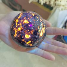 Natural Yooperlites 100% Sphere Fluorescent Energy Ball Reiki Home Decoration  picture